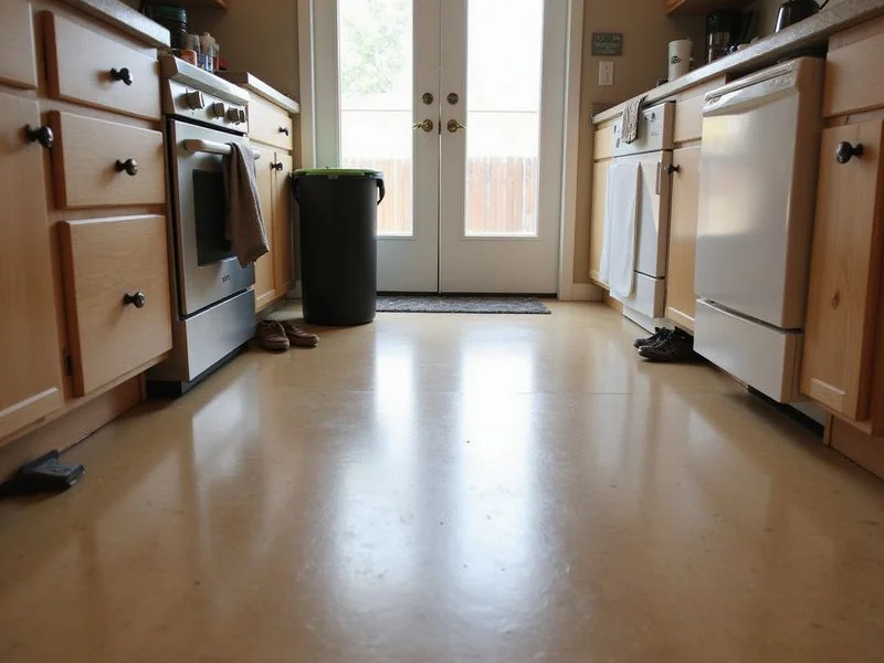 Water-based stained concrete in a lighter, more even tone